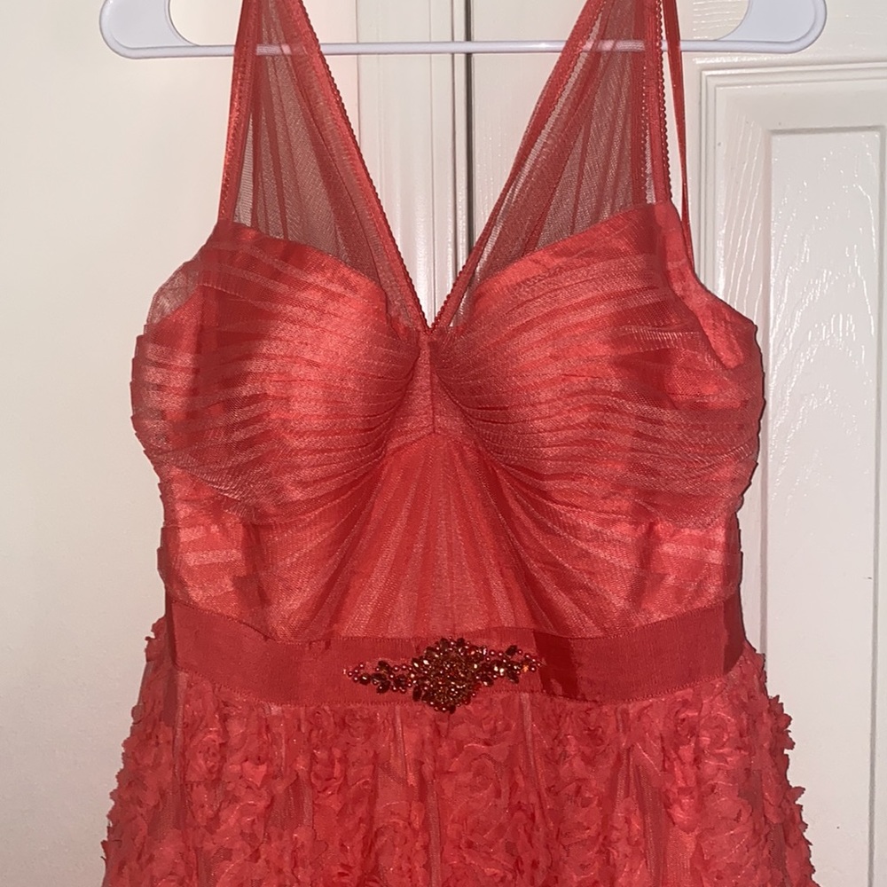 Adrianna Papell Coral dress